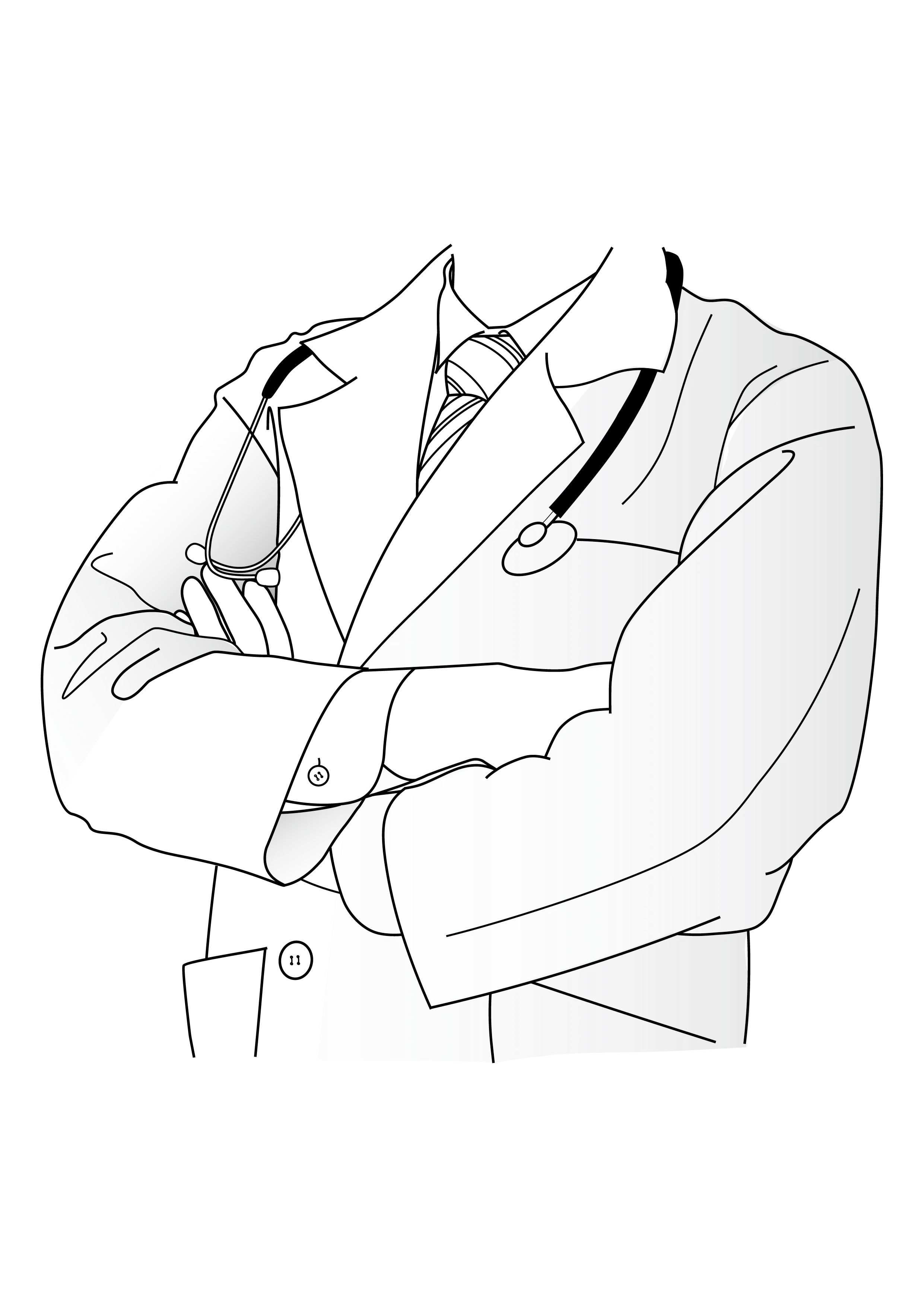 画像：腕組をする男性