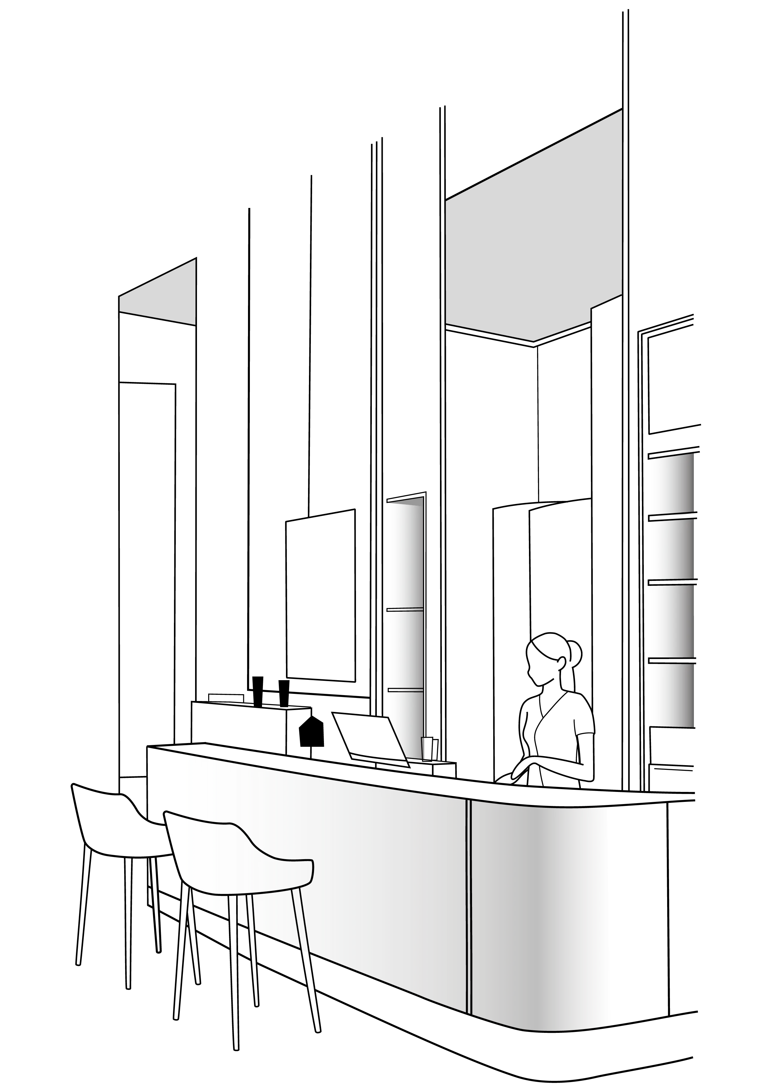 画像：カウンター