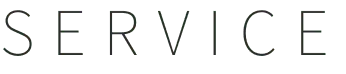 テキスト：SERVICE